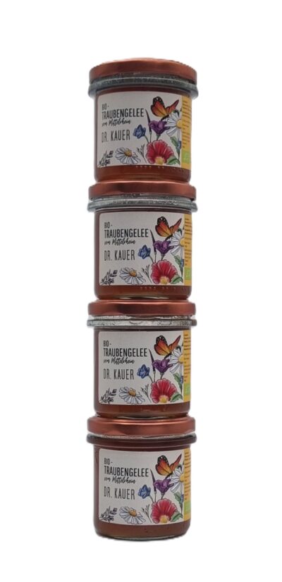 4 Gläser Traubengelee